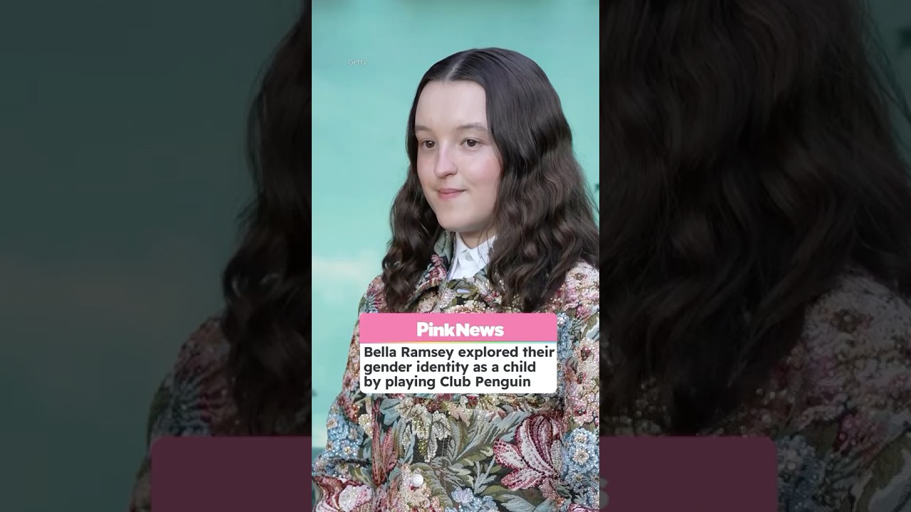 Bella Ramsey Says Club Penguin Helped Them Explore Their Gender Identity #shorts #bellaramsey