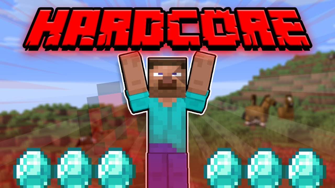 HARDCORE MINECRAFT is easy once you find diamonds