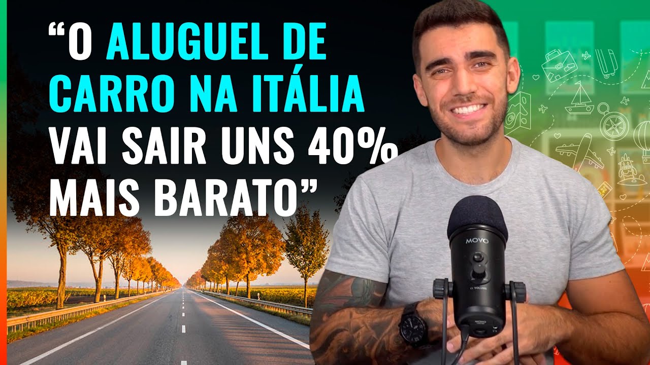 ☑️ Aluguel de carro na Itália bem mais barato! Todas as dicas! Quais são as melhores locadoras?