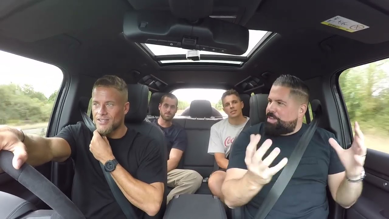 LENNY, JE & ARCHIE - V8 DEFENDER FIRST DRIVE!