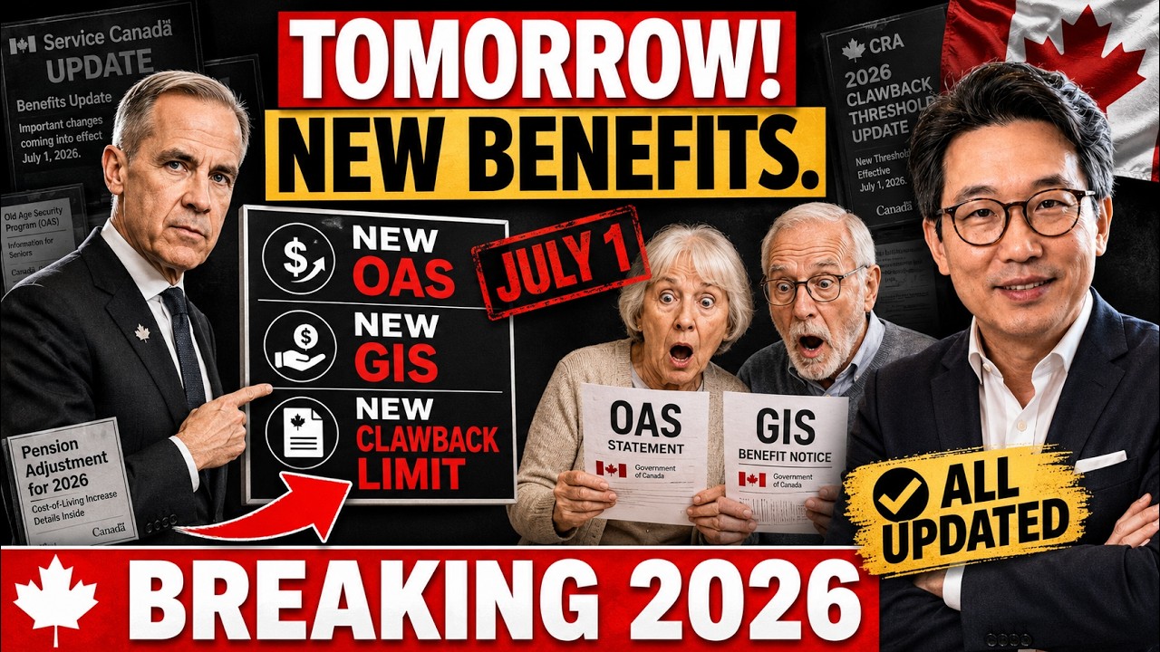 📌 Everything Changes Tomorrow July 1 &mdash; New OAS Amounts, New GIS Rates and New Clawback Threshold