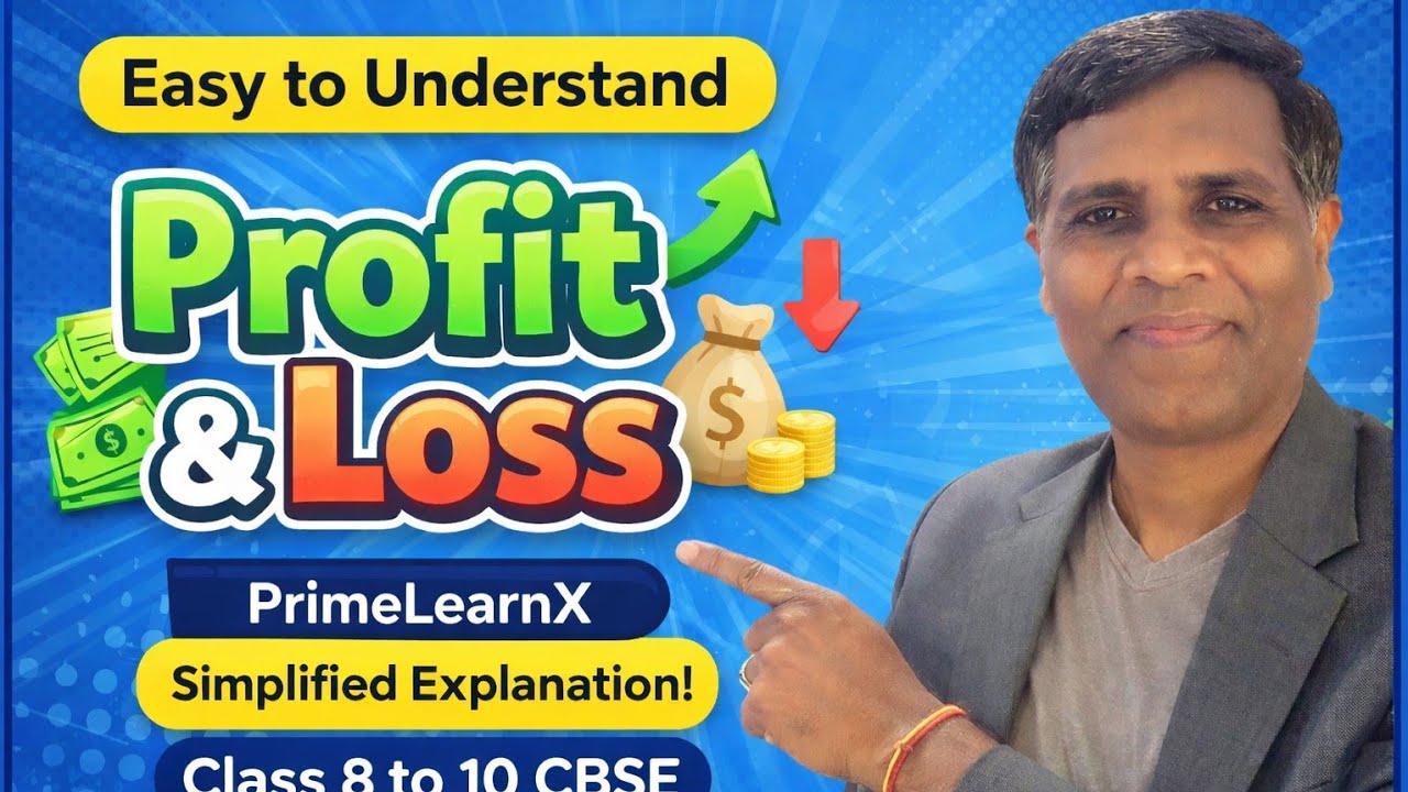 Profit and Loss Class 8–10 CBSE | 5 Minutes में पूरा Chapter | Easy Trick हिंदी