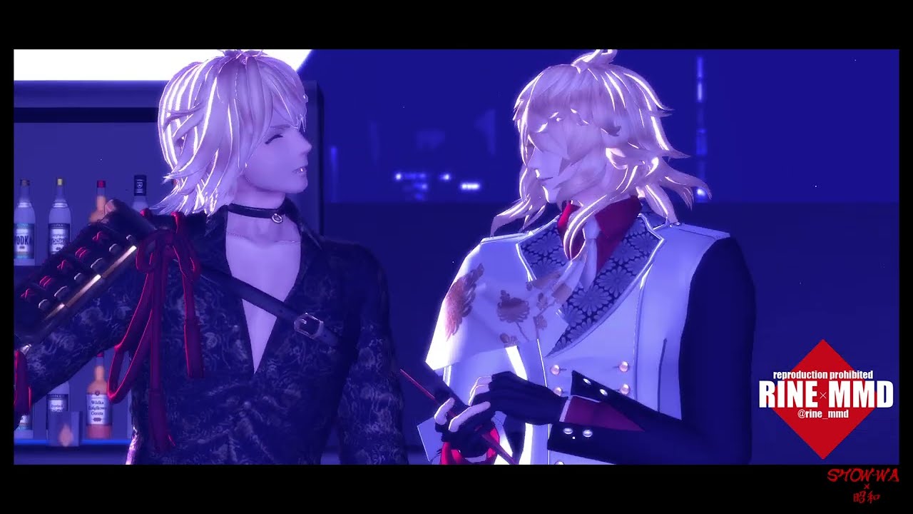 【MMD刀剣乱舞】WAVE～夜更けの一文字【一文字】