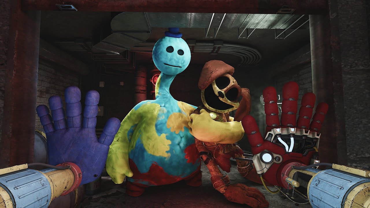 What if DOEY Meets with DOGDAY? (secret scene) - Poppy Playtime Chapter 4