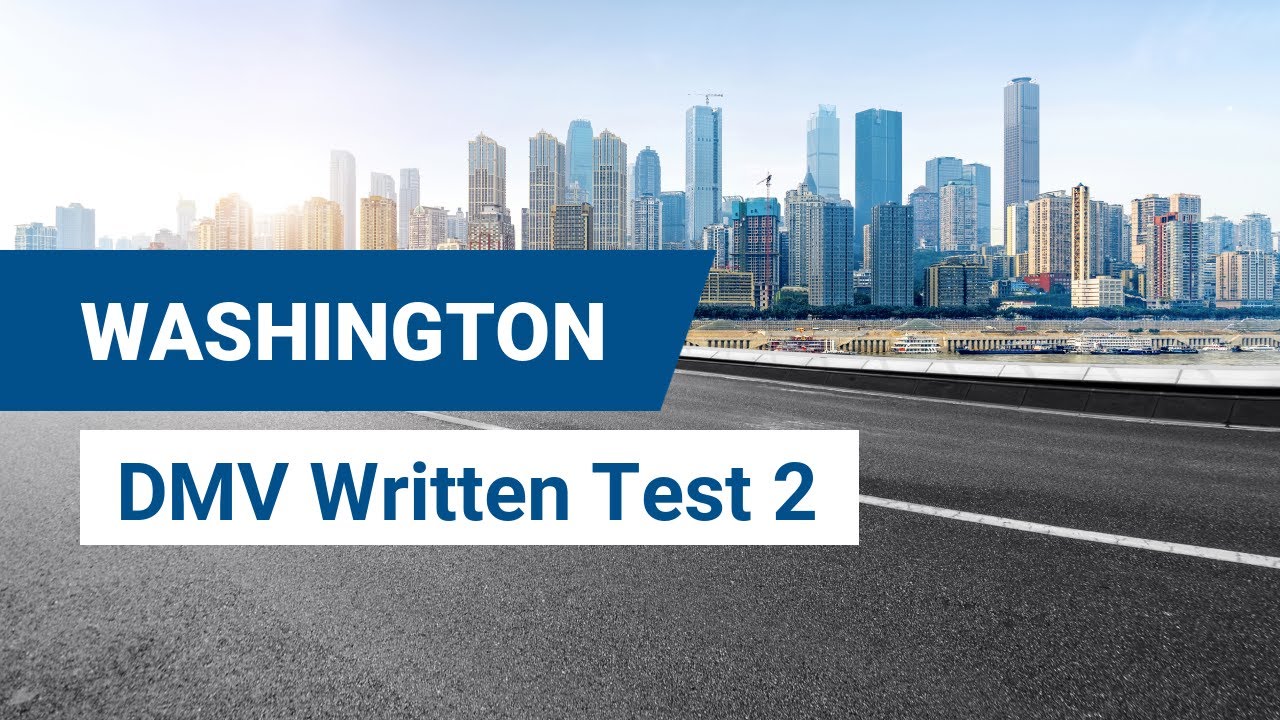 2024 Washington DMV Written Test #2