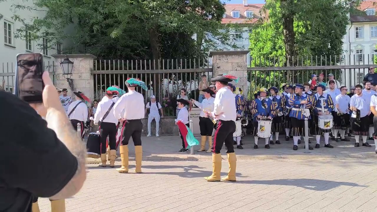 Reichsstadt-Fanfaren Isny beim 60 Jahre Jubiläum FZ Bad Wurzach