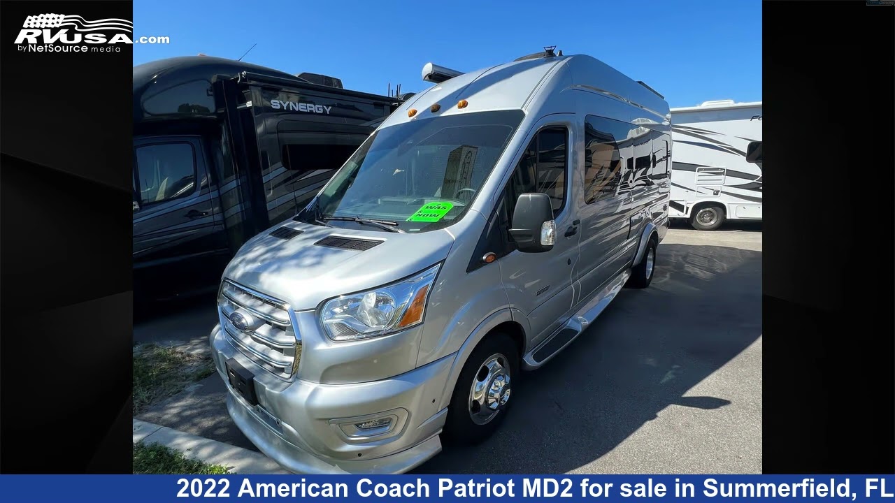 Magnificent 2022 American Coach Patriot Class B RV For Sale in Summerfield, FL | RVUSA.com