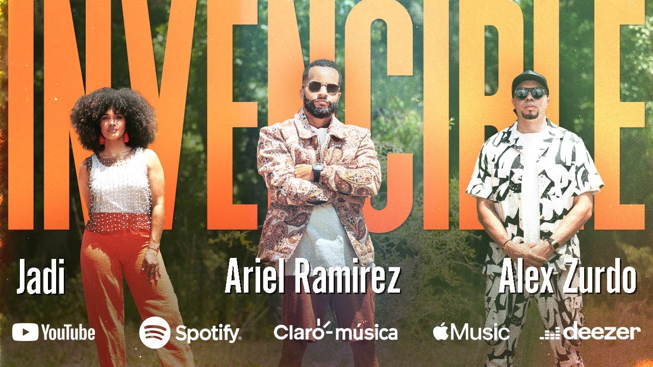 INVENCIBLE - ARIEL RAMIREZ, ALEX ZURDO & JADI. (Video Oficial)