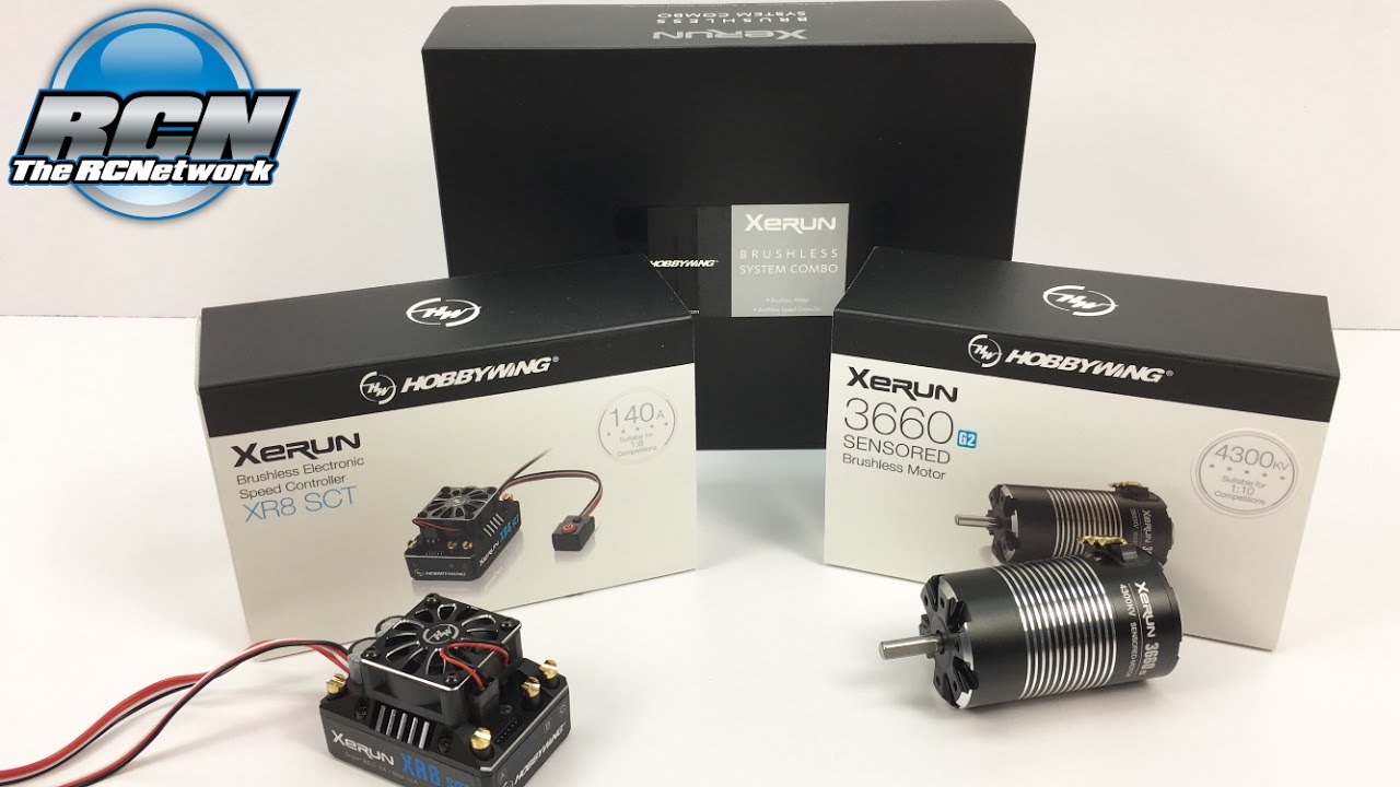 HOBBYWING XR8 SCT / 3660 Brushless Sensored Combo - Unboxing