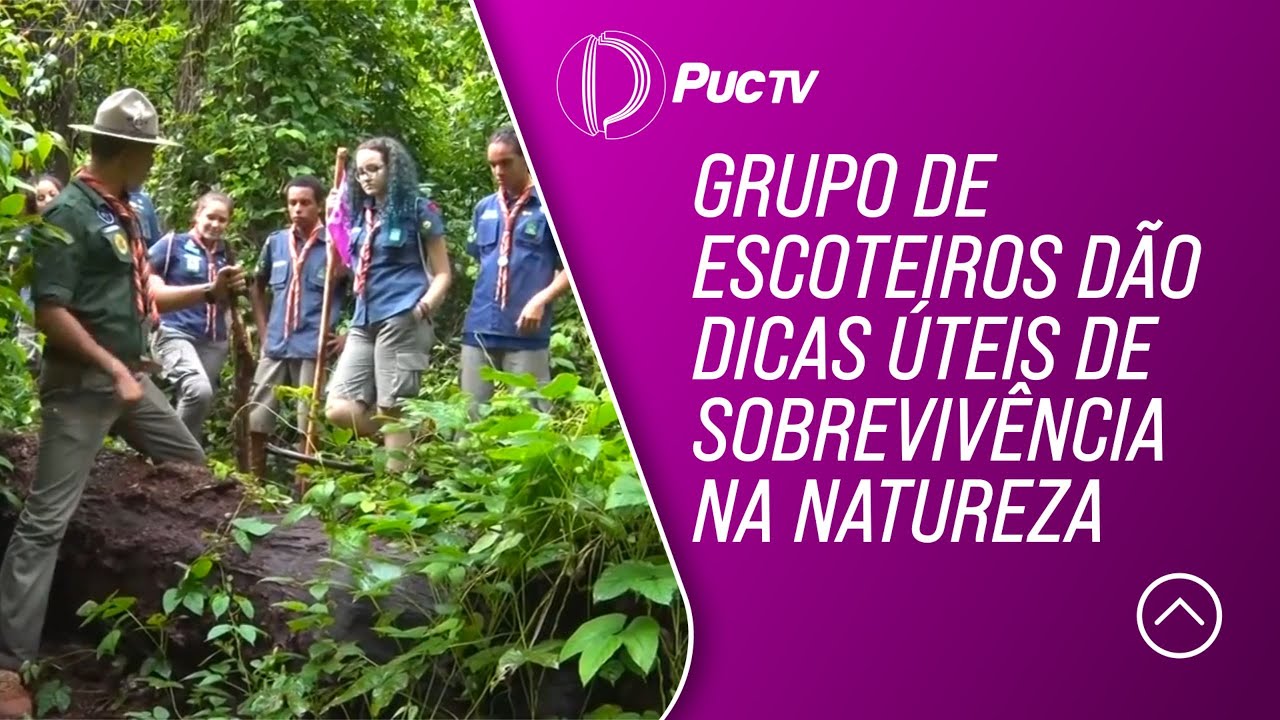 GRUPO DE ESCOTEIROS DÃO DICAS ÚTEIS DE SOBREVIVÊNCIA NA NATUREZA; CONFIRA