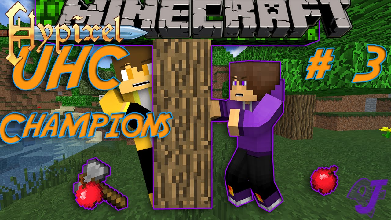 Minecraft: Hypixel UHC Champions w/MCGoldenThunder |#3| - EEETTT!!
