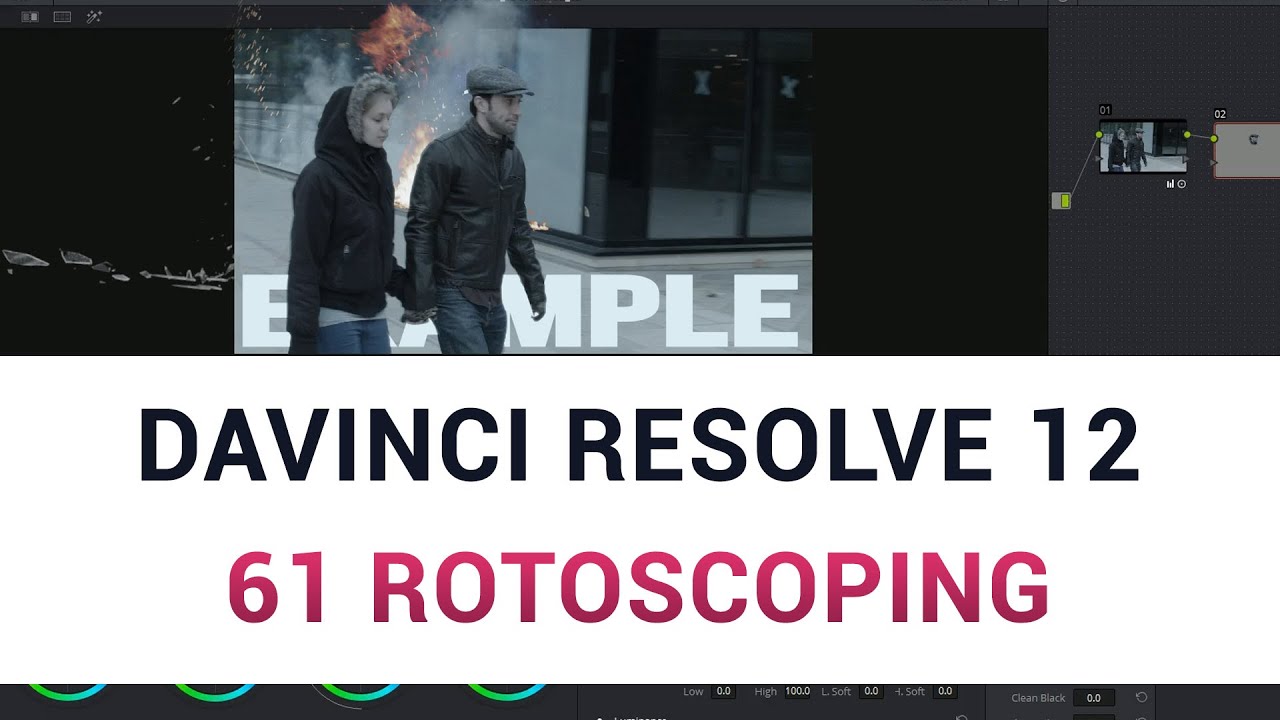 DaVinci Resolve 12 - 61 Rotoscoping