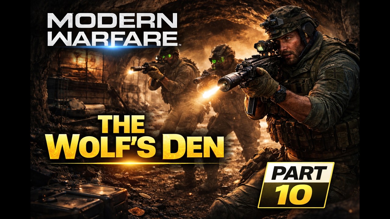 Call of Duty: Modern Warfare (2019) &ndash; The Wolf's Den | Part 10 | Hard Mode PC Gameplay