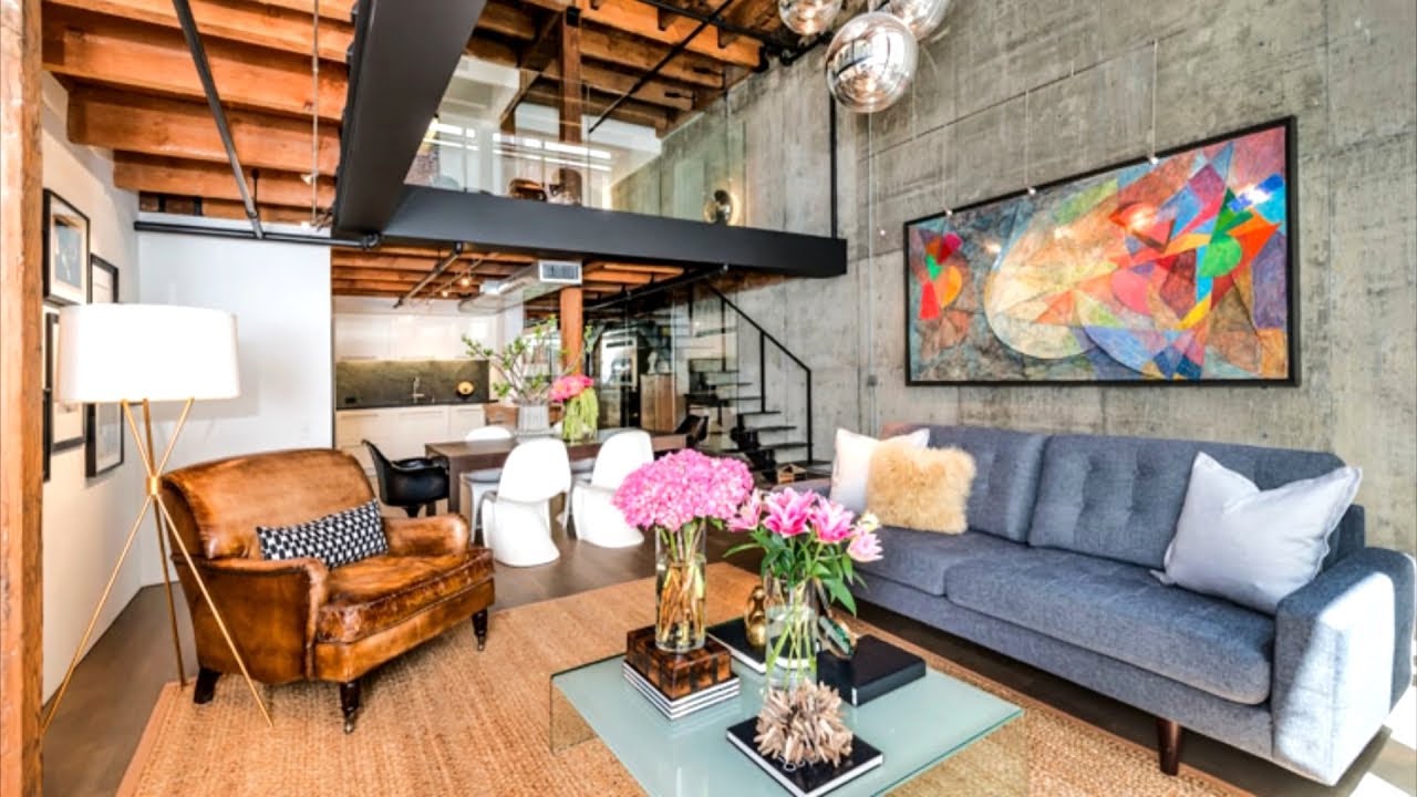 39+ Industrial Living Room Ideas