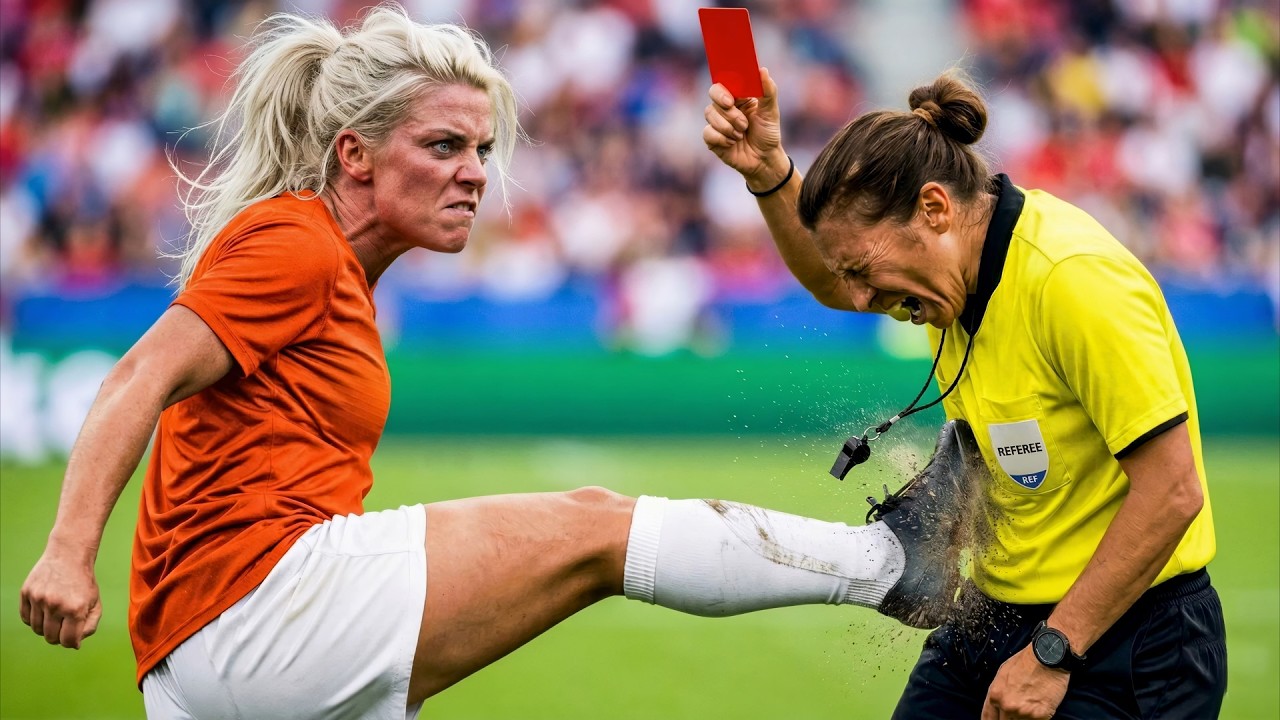CRAZIEST Red Cards in Women's Football