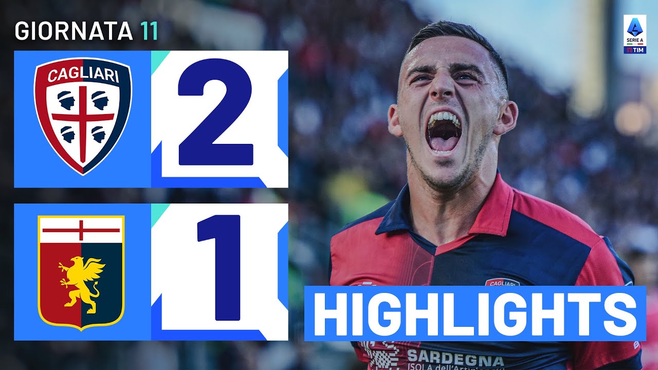 CAGLIARI-GENOA 2-1 | HIGHLIGHTS | 11ª GIORNATA | SERIE A TIM 2023/24