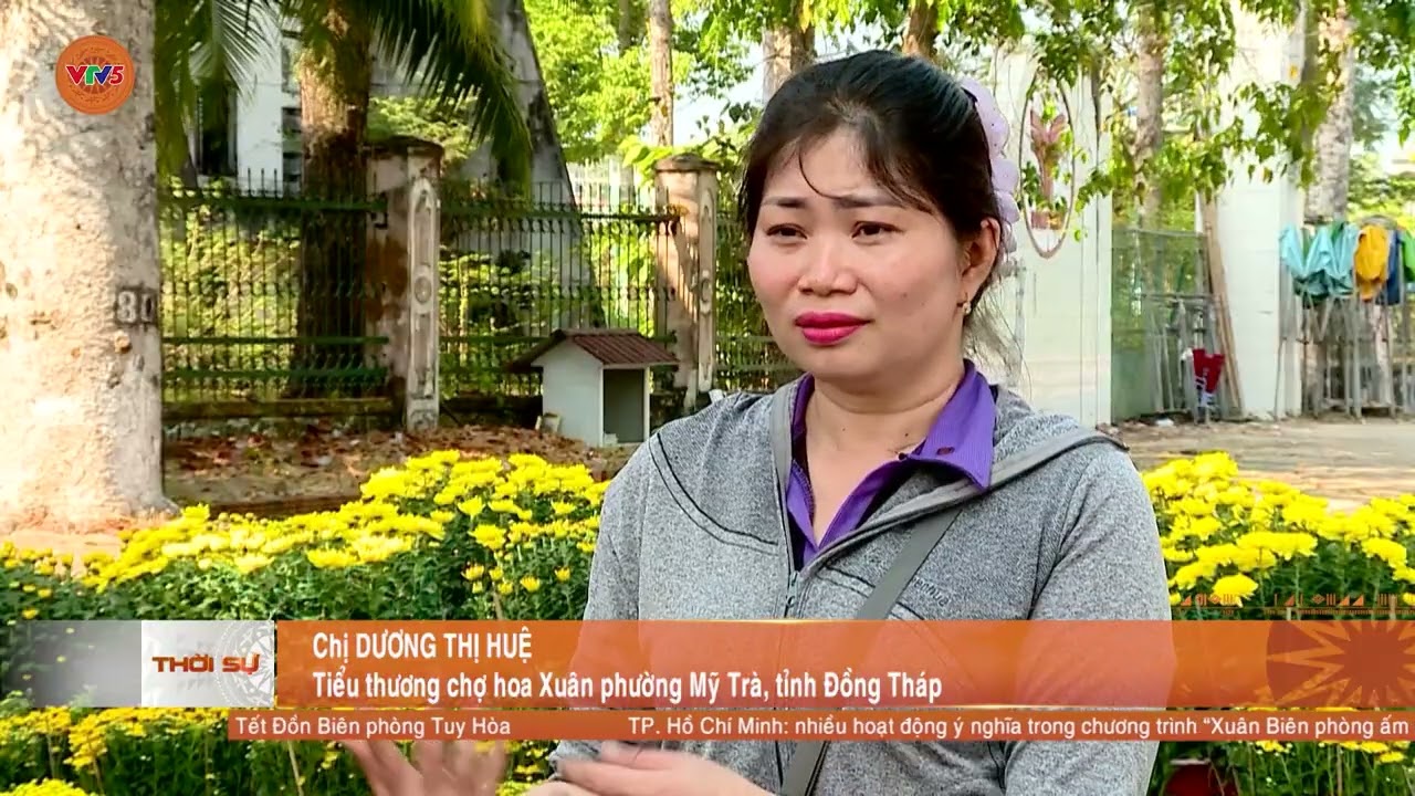 HOA KIỂNG XUỐNG PHỐ XUÂN | VTV5