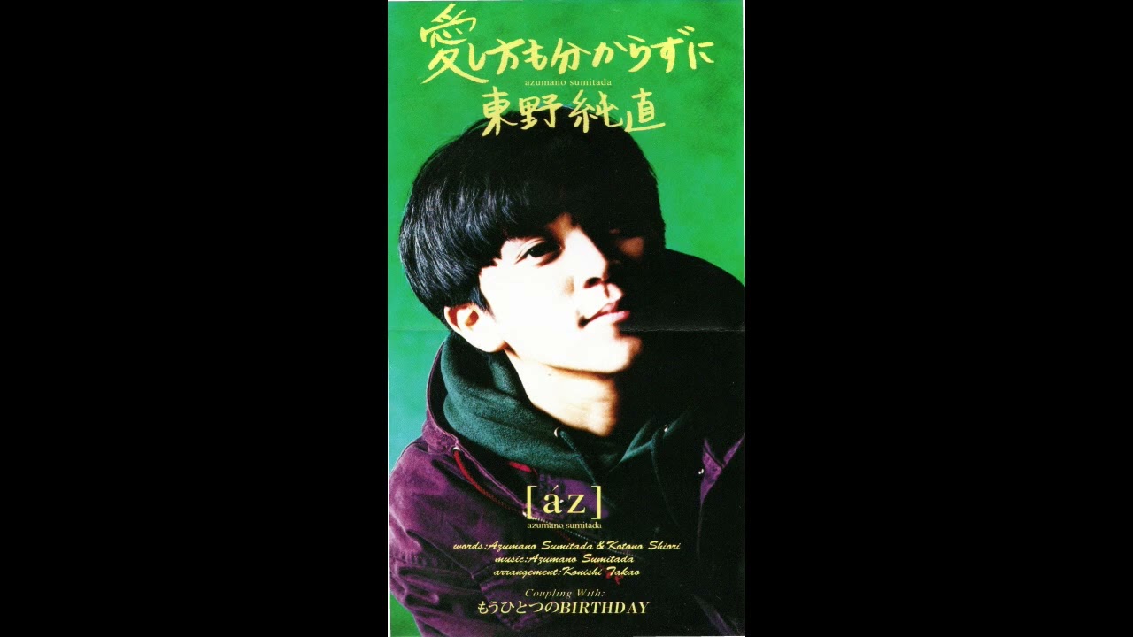 東野純直５th Ｓingle「愛し方も分からずに」1994.11.2 Release