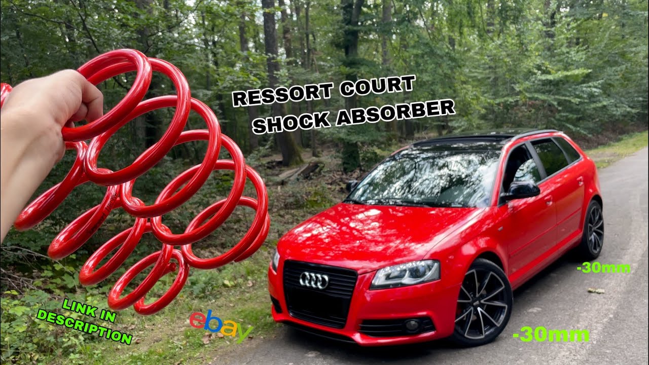 Install RESSORT COURT / SHOCK ABSORBER Sport Audi a3 Sportback S-Line ( eBay )