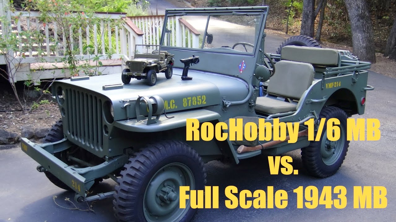 RocHobby 1/6 Willys MB 1941 года против полноразмерного Willys MB 1943 года