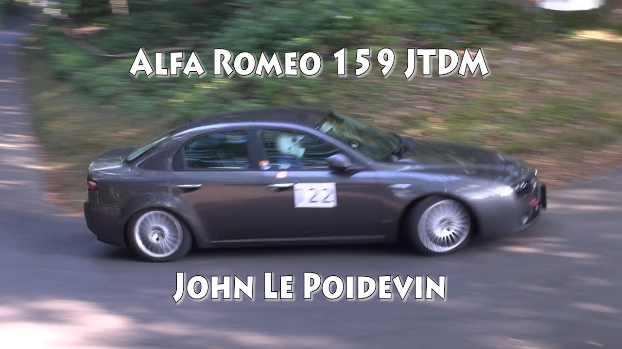 Alfa Romeo 159 JTDM at the 5 clubs Hillclimb meeting Wiscombe Park September 2014 John Le Poidevin