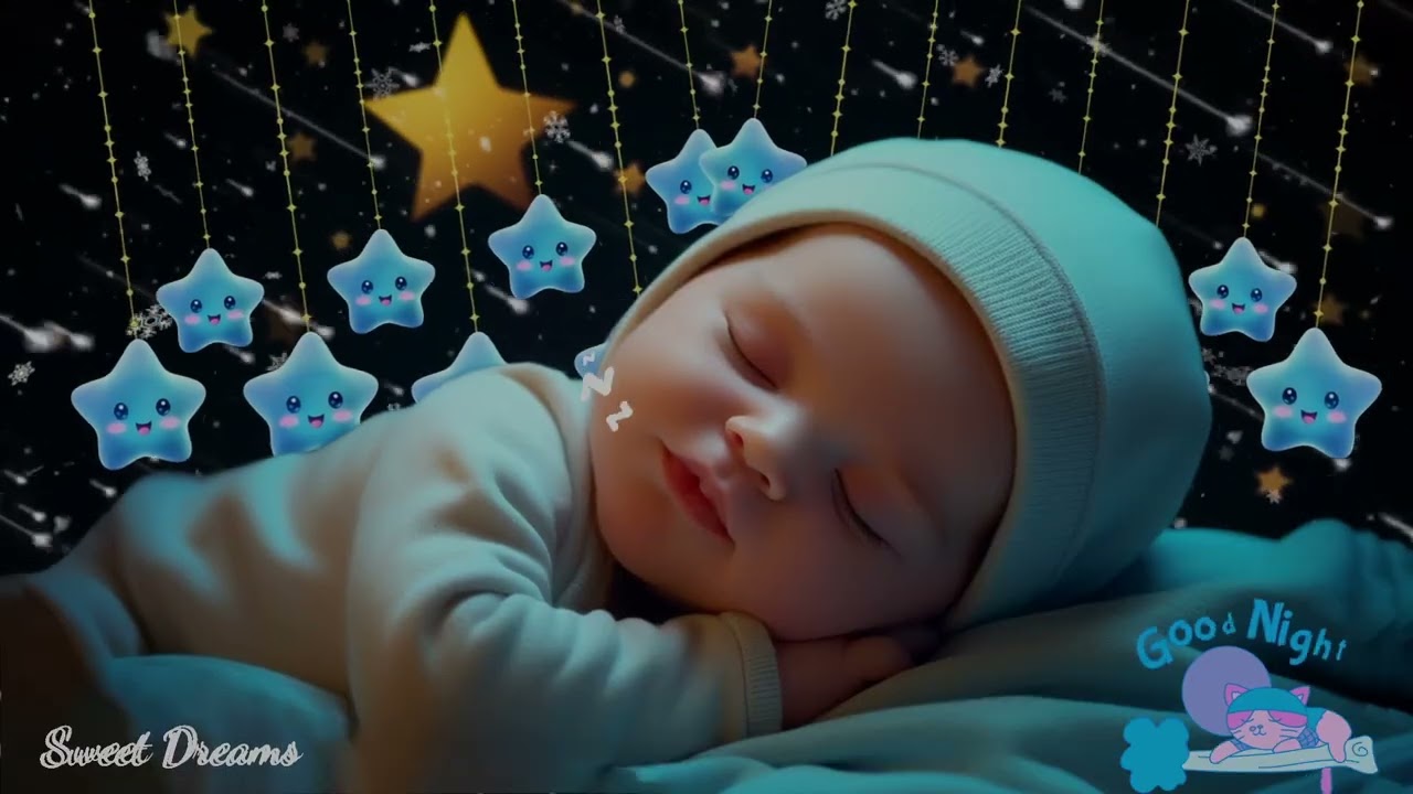 Baby Sleep Music for Instant Relaxation 💤 Mozart & Brahms Lullaby 💤 Sleep in 3 Minutes 🌙