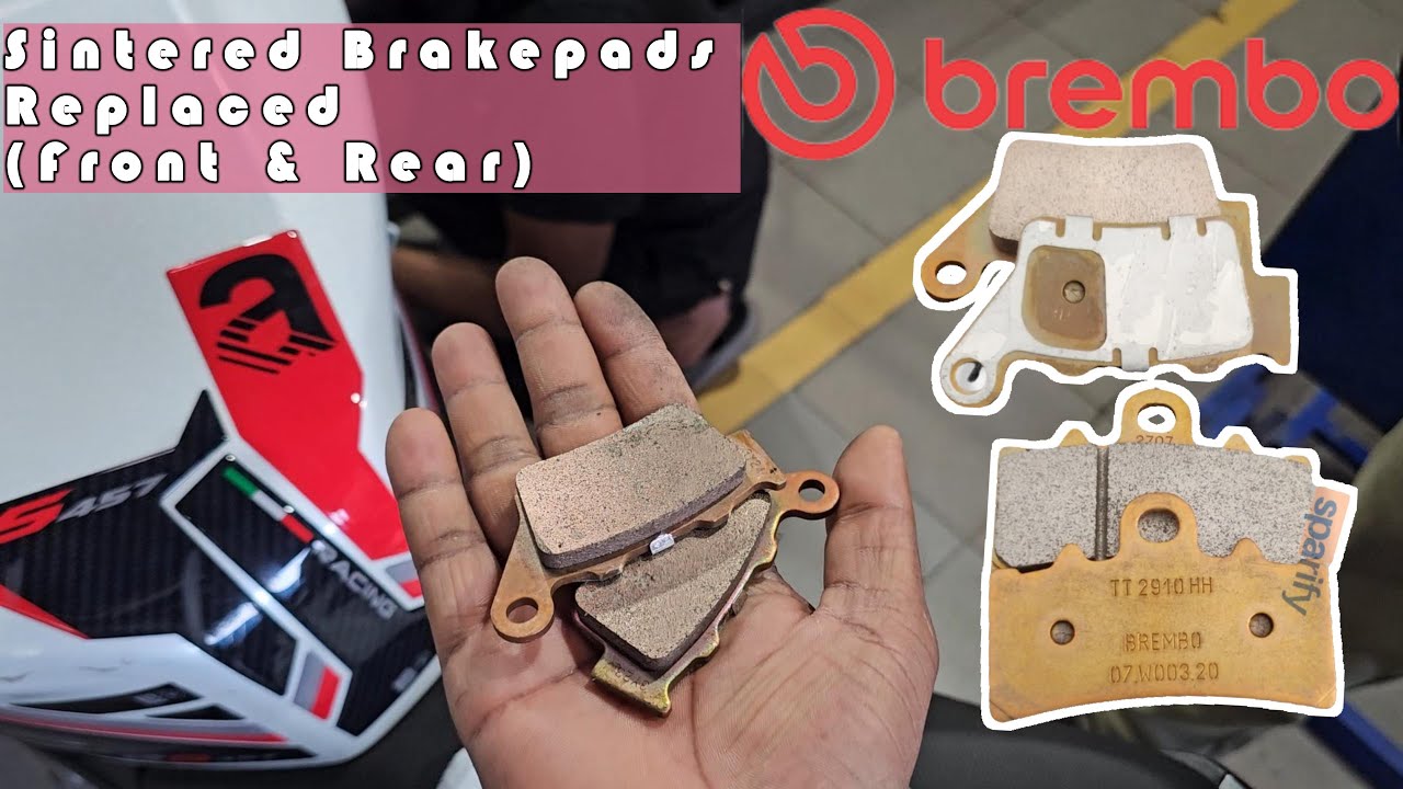 2nd Set of Brake-pads replaced on my RS 457 (Front & Rear) | #brembobrake #apriliars457 #superbike