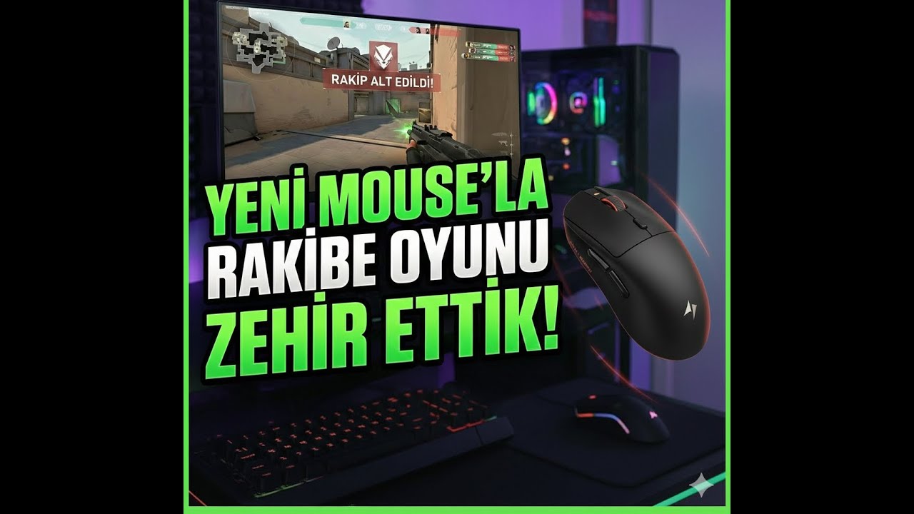 valorant ama yeni mous'la rakibe oyunu zehir ediyoruz