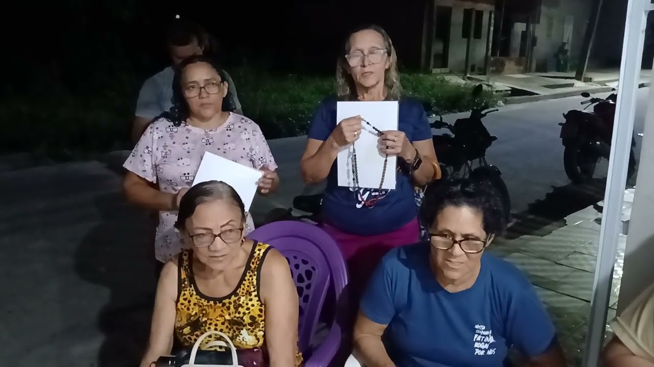 Santo terço da família dessa sexta feira no bairro do alto paraíso Bragança Pará 