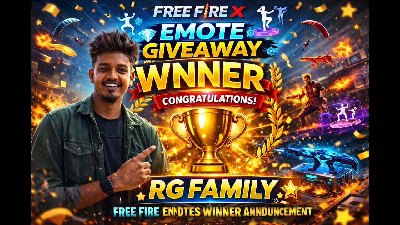 😱 Winner யார்? | Free Fire Emotes Giveaway 🔥 || RUN Gaming 2.0 || Free Fire Tamil