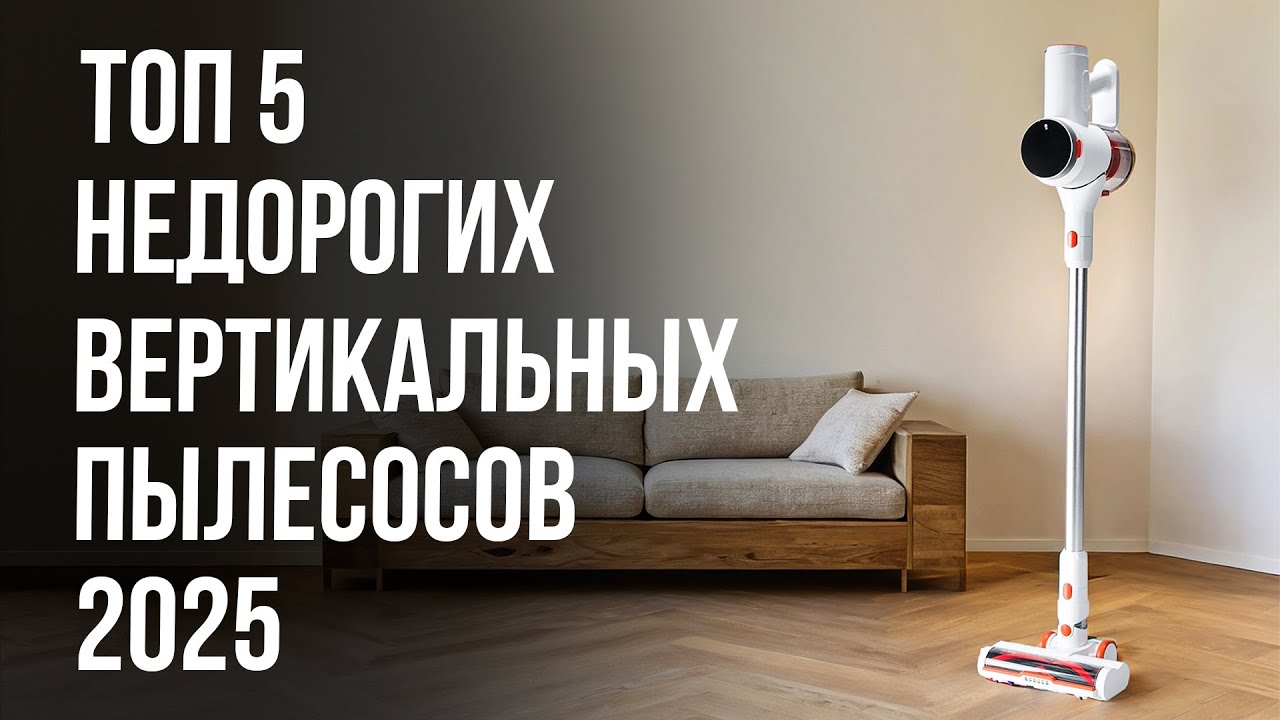 5 Лучших Вертикальных Пылесосов в 2025 году / Какой выбрать?