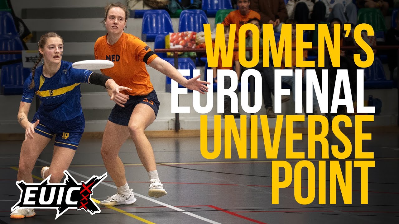 Euro Ultimate Women's final AGAIN decided in Universe Point (2026 Euro Indoor Ultimate)