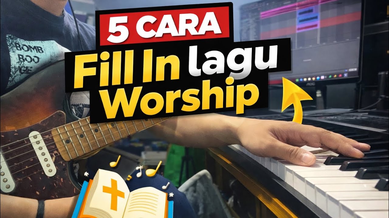 5 Cara Fill In Gitar Simpel Untuk Lagu Worship Gereja ‼️ by Eky Saputra 