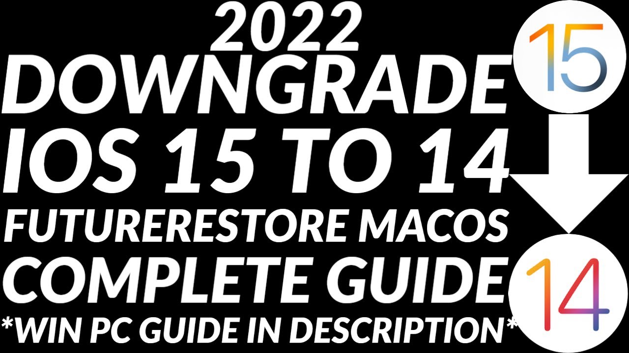 [NEW] Downgrade iOS 15 to 14 unsigned | FutureRestore MacOS | Downgrade to unsigned iOS FULL GUIDE