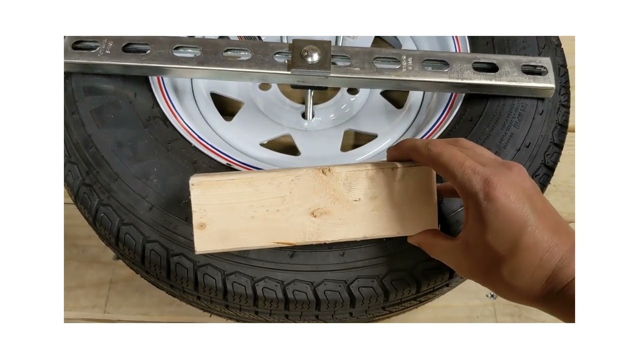 $40 Spare Tire Mount for Harbor Freight 5x10 Haul Master Trailer