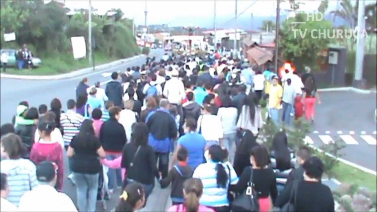 Procesión de Traslado del Santo Cristo de Esquipulas, Basílica-Dulce Nombre, Cartago 2013.