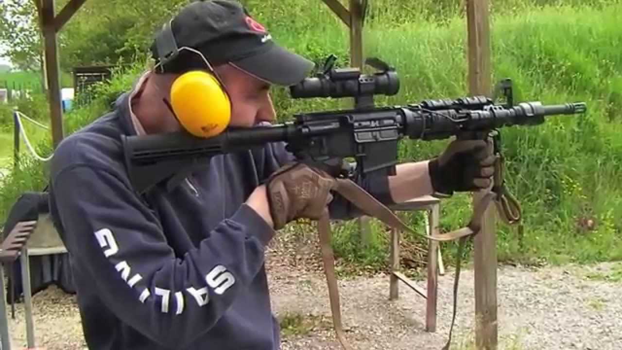 Prova di tiro con Norinco CQA sportivo clone Colt M4 calibro .223
