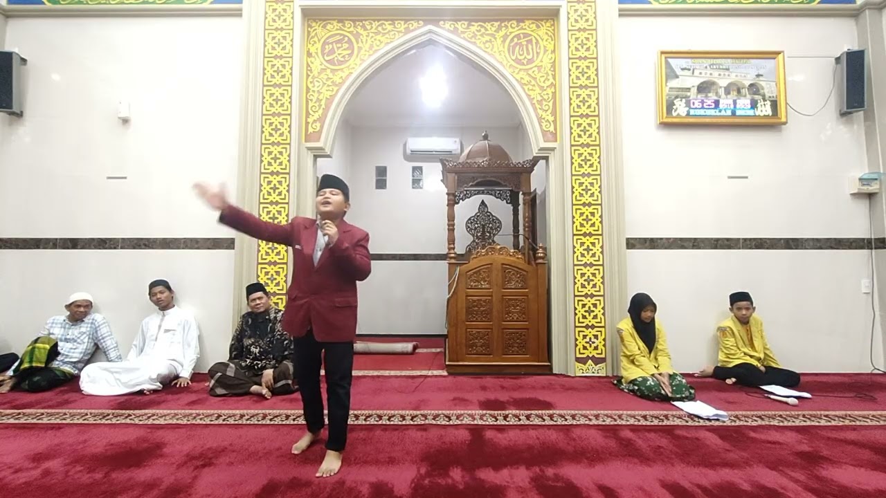 Safari Dakwah Ramadhan Oleh Faiyad Izalzi dari siswa SD RUSYDA ke Masjid AL HUDA