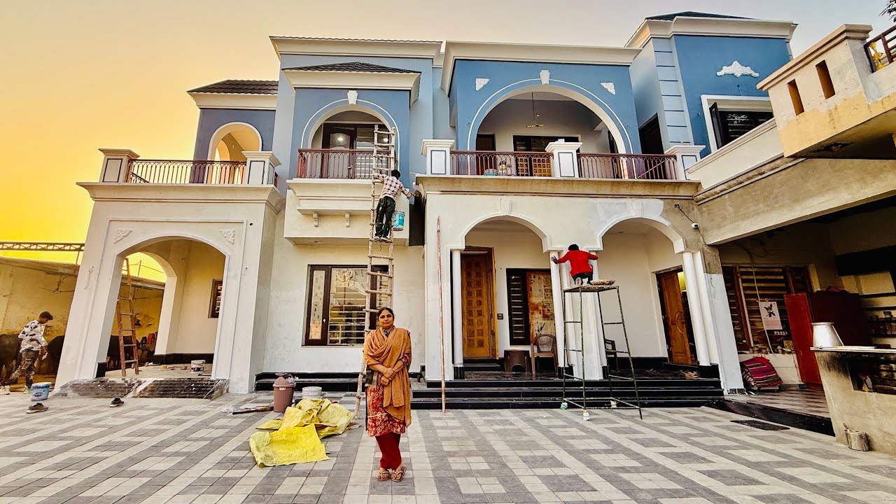 ਵੇਖੋ ਕਿਸ ਤਰ੍ਹਾਂ ਦਾ ਲੱਗ ਰਿਹਾ ਹੈ ਆਪਣਾ ਘਰ 🏡🥰☺️Semi classic house 🏠 by Pind Punjab de 