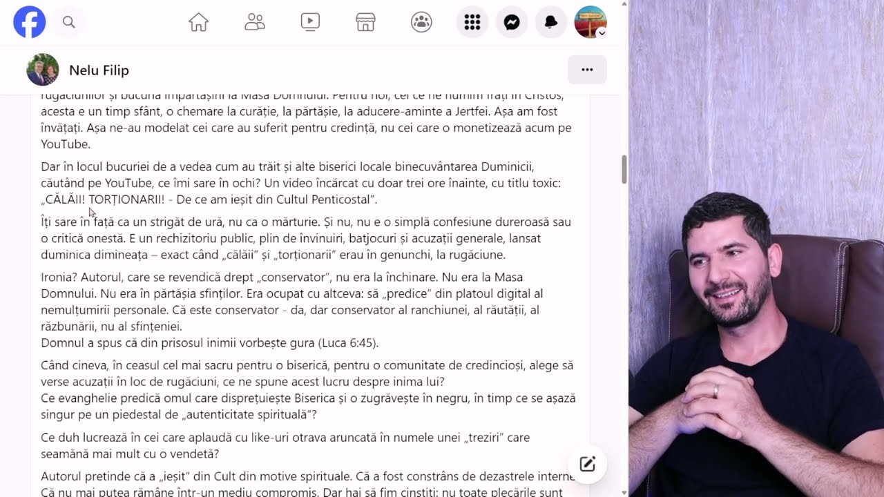 A plecat Nelu Filip cu conducerea penticostală să ceară zdrobirea picioarelor lui Hristos?