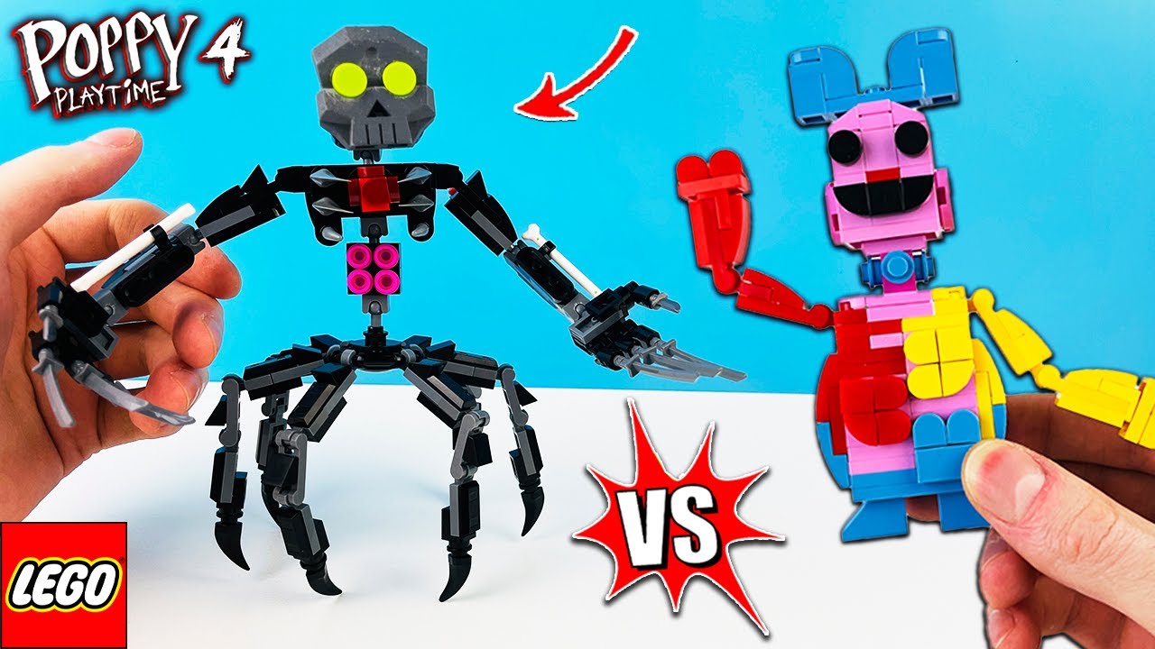 Собрал Прототипа (Эксперимент 1006) и Доуи Гёрл из Поппи Плейтайм 4 &mdash; LEGO конструктор!
