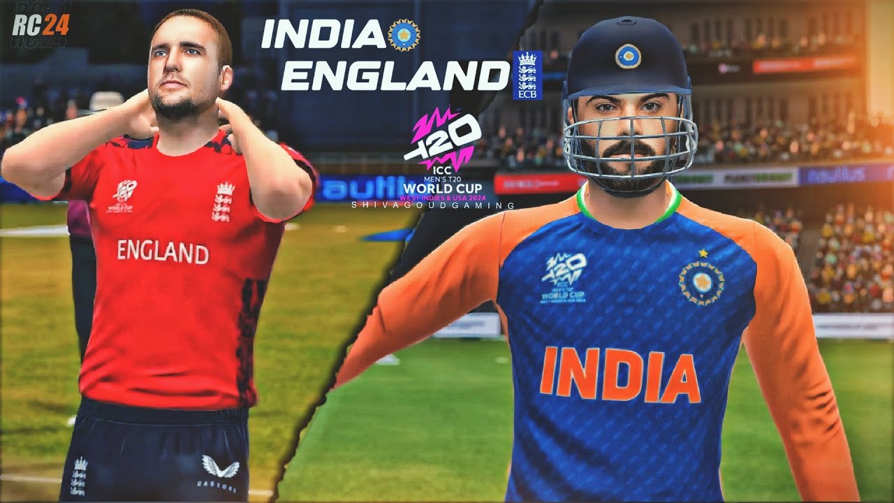 Playing T20 WC 2024 🏆IN RC24 | IND🇮🇳 vs ENG🏴󠁧󠁢󠁥󠁮󠁧󠁿 | With Official Jerseys