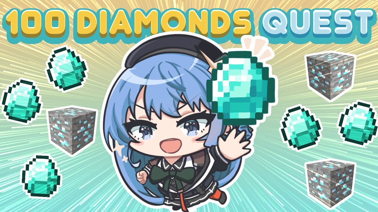 𝙎𝙪𝙞𝙨𝙚𝙞 100 𝘿𝙞𝙖𝙢𝙤𝙣𝙙𝙨 𝙌𝙪𝙚𝙨𝙩, 𝙂𝙤𝙣𝙣𝙖 𝙈𝙞𝙣𝙚 '𝙀𝙢 𝙖𝙡𝙡【Hoshimachi Suisei】