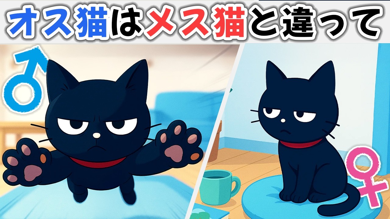意外と知らない…オス猫とメス猫の違い7選【猫雑学】