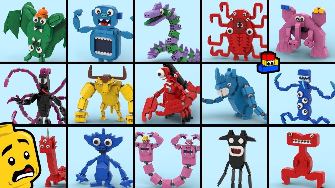 Garten of Banban: How to build EVERY Fan-Made Monster out of LEGO! (PART 2)