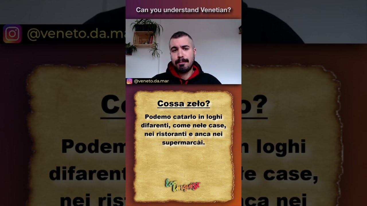 &iquest;Entiendes el idioma veneciano? | #1
