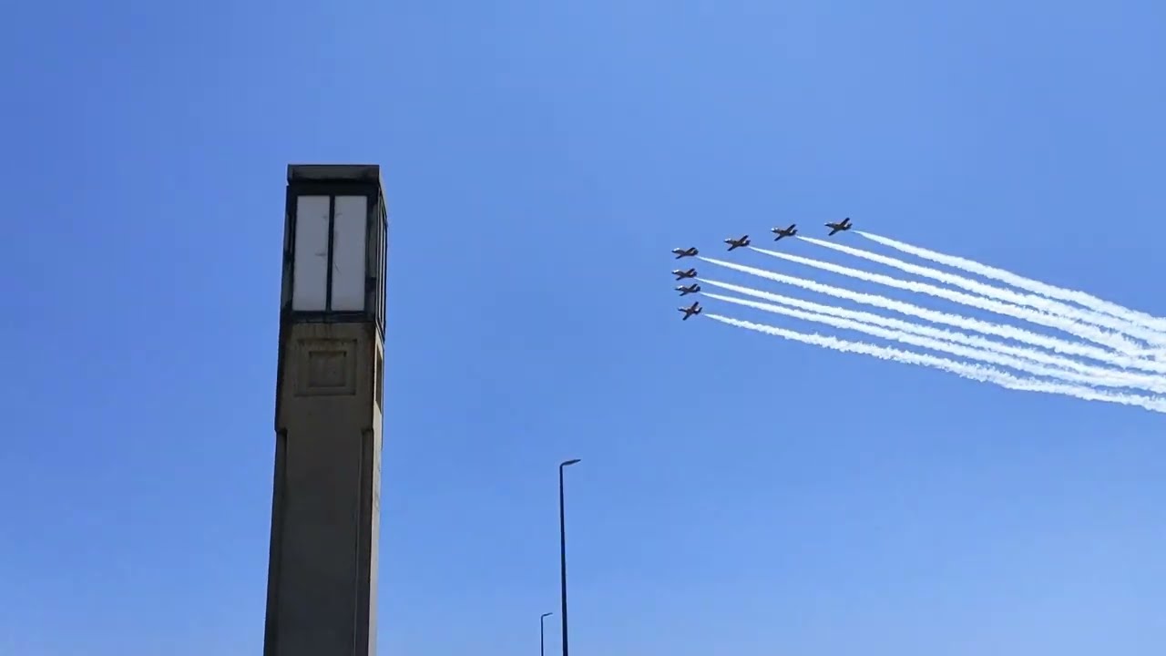 Desfile aéreo del Ejército del Aire Español  Huesca 28 de mayo de 2022,Día de las Fuerzas Armadas