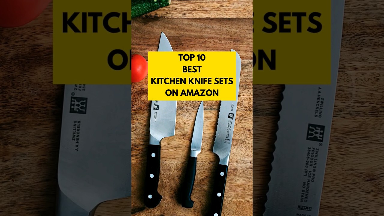 10 лучших наборов кухонных ножей на Amazon #toplist #kitchenknife #shorts #amazon #top10 #interes...