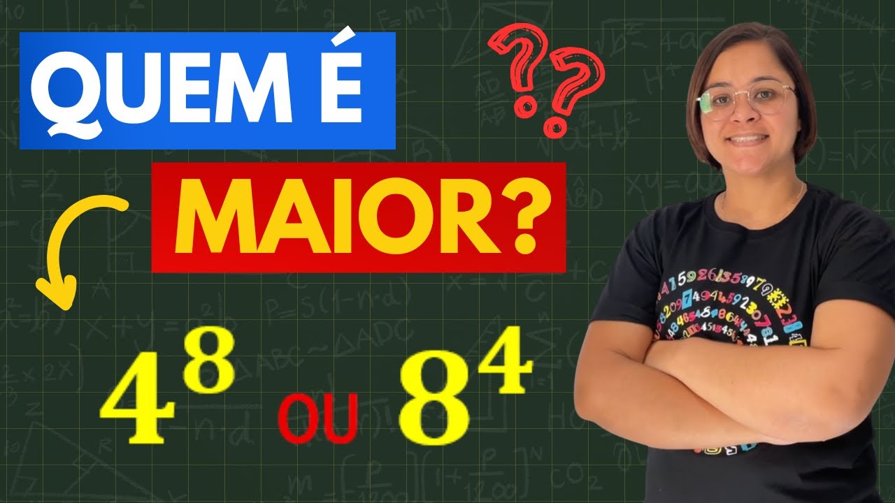 Desafio Matemático: Quem é Maior: 4⁸ ou 8⁴? 🤯 A Resposta Surpreende!
