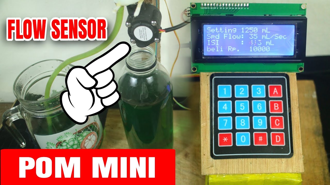How to make Digital Petrol Pump Machine using arduino | cara membuat pom mini digital sendiri